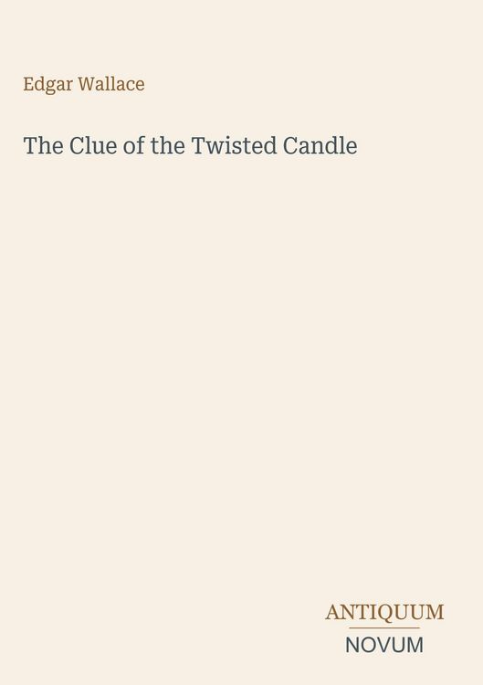 Produktbild: The Clue of the Twisted Candle