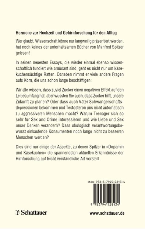 Produktbild: Dopamin und K&auml;sekuchen (Wissen & Leben)