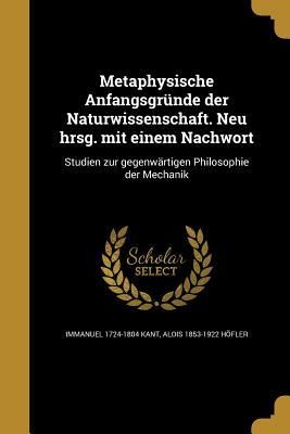 Produktbild: Ger-Metaphysische Anfangsgrund