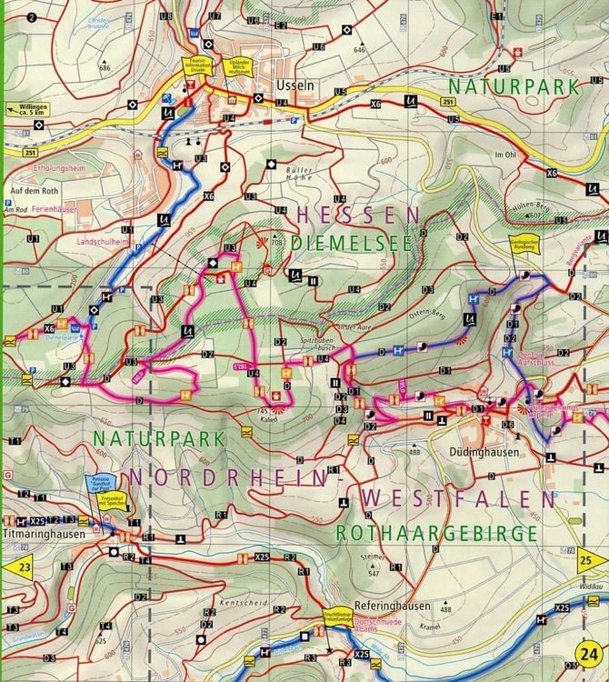 Produktbild: Wanderkarte Sauerland H&ouml;henflug 1 : 25 000