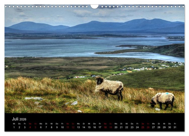 Produktbild: Irland - Rauhe K&uuml;ste und Wilde Natur (Wandkalender 2026 DIN A3 quer), CALVENDO Monatskalender