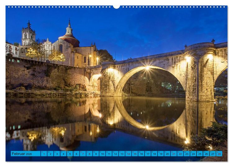 Produktbild: Eine Reise durch Portugal (hochwertiger Premium Wandkalender 2026 DIN A2 quer), Kunstdruck in Hochglanz