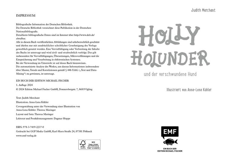 Produktbild: Holly Holunder und der verschwundene Hund (Band 2)