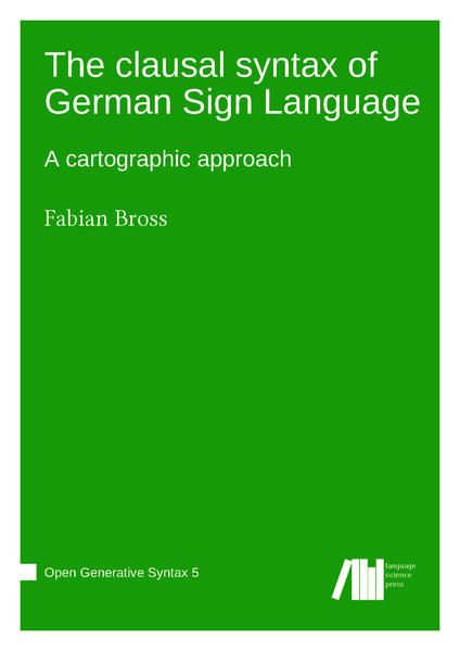 Produktbild: The clausal syntax of German Sign Language