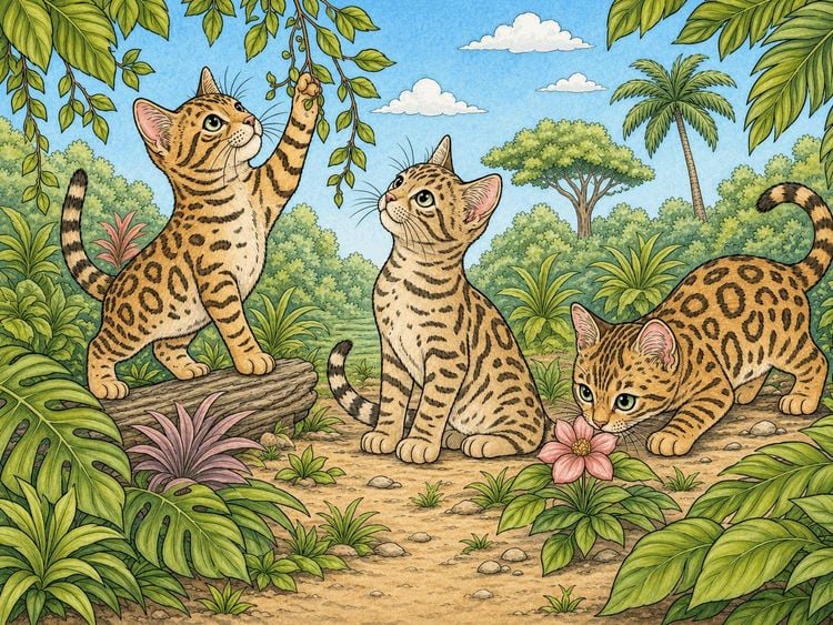 Produktbild: Katzen Malbuch f&uuml;r Kinder ab 8 Jahren und Erwachsene mit 50 detailreichen Ausmalmotiven