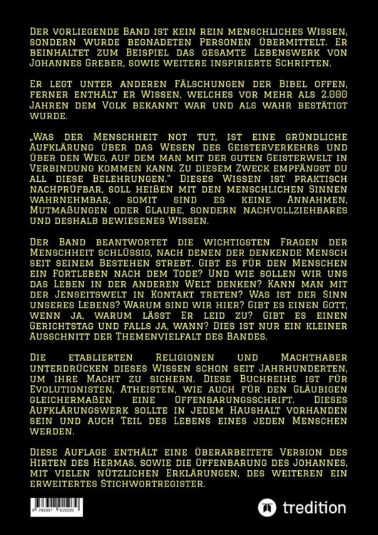 Produktbild: 2. Auflage 1. Band von Neuaufbau der Urbibel