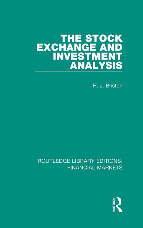 Produktbild: The Stock Exchange and Investment Analysis