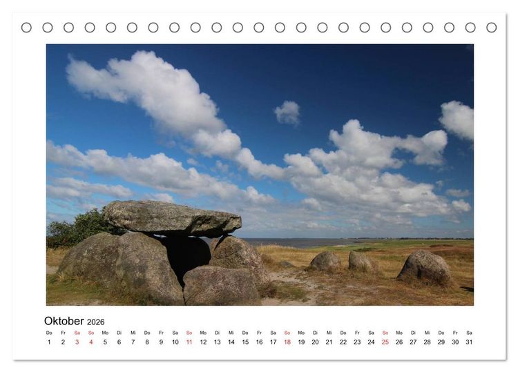 Produktbild: Sylt - Tage am Meer (Tischkalender 2026 DIN A5 quer), CALVENDO Monatskalender