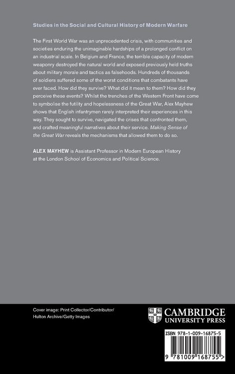Produktbild: Making Sense of the Great War