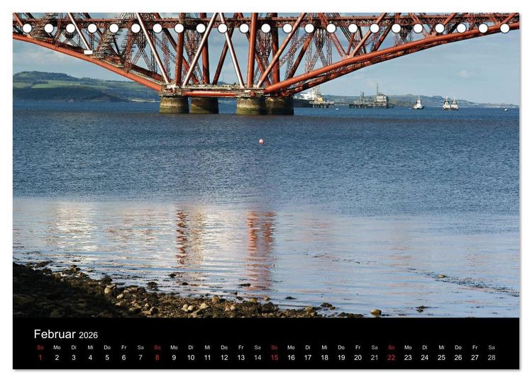 Produktbild: Schottland 2026 (Tischkalender 2026 DIN A5 quer), CALVENDO Monatskalender