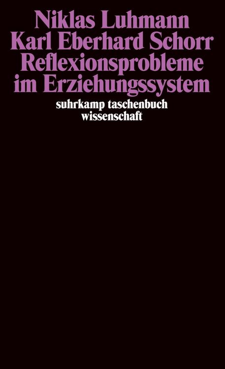 Produktbild: Reflexionsprobleme im Erziehungssystem