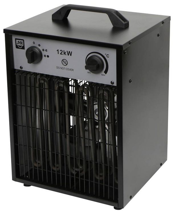 Produktbild: SHX SHX12KW2025 Bauheizer 12000W Schwarz/Grau
