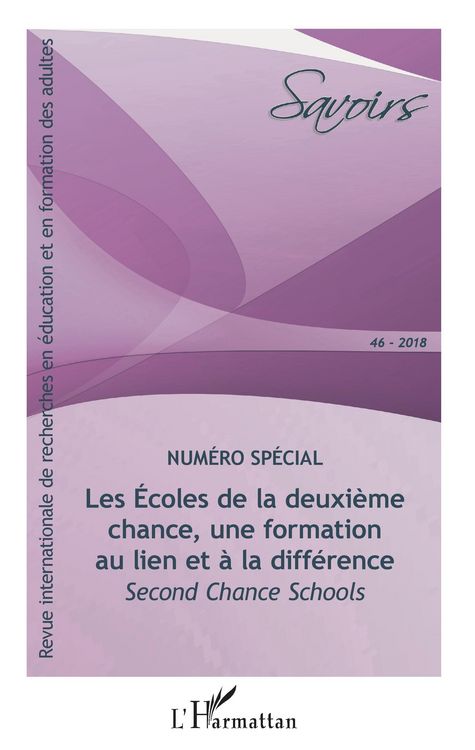 Produktbild: Les Ecoles de la deuxieme chance, une formation au lien et a la difference