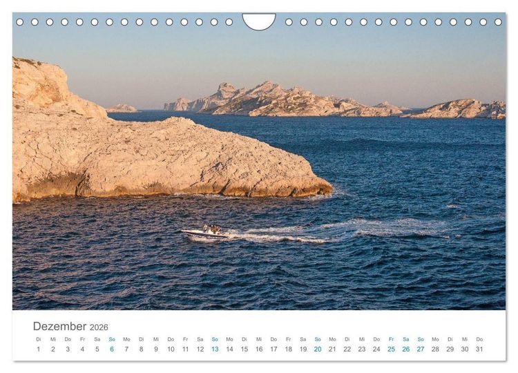 Produktbild: Cassis und die Calanques (Wandkalender 2026 DIN A4 quer), CALVENDO Monatskalender