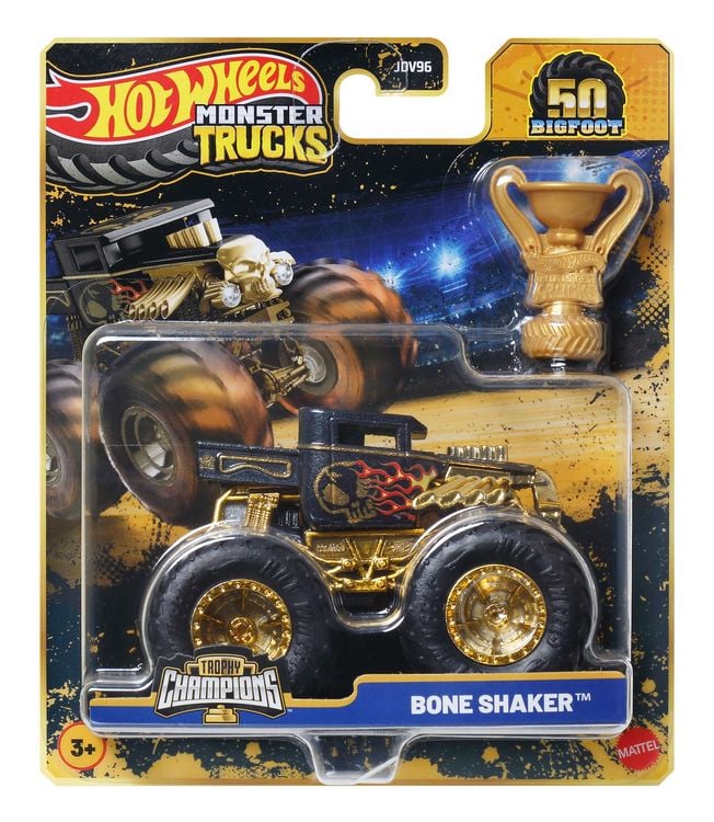 Produktbild: Hot Wheels Monster Trucks Bigfoot Trophy Champions 1:64 Die cast