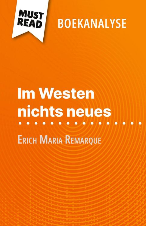 Produktbild: Im Westen nichts neues van Erich Maria Remarque (Boekanalyse)