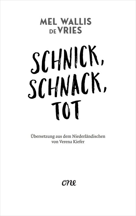 Produktbild: Schnick, schnack, tot