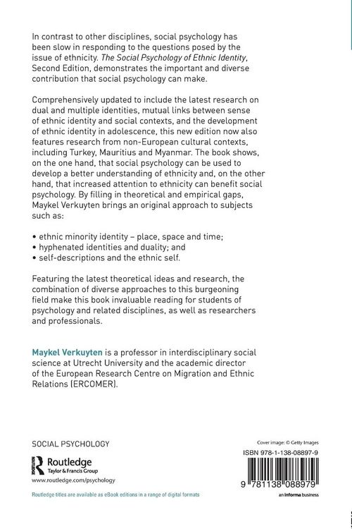 Produktbild: The Social Psychology of Ethnic Identity