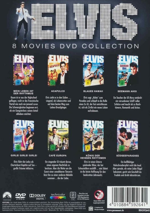 Produktbild: Elvis - 30th Anniversary Collection [8 DVDs]