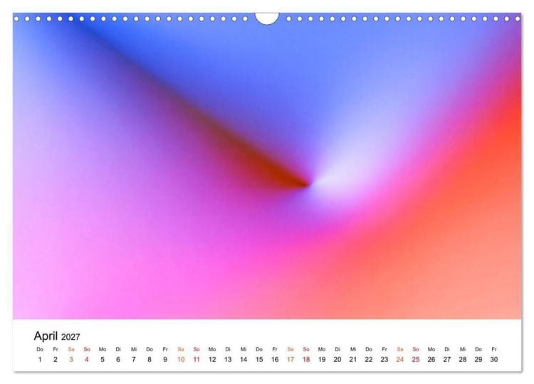 Produktbild: Spektrale Formwelten (Wandkalender 2027 DIN A3 quer), CALVENDO Monatskalender