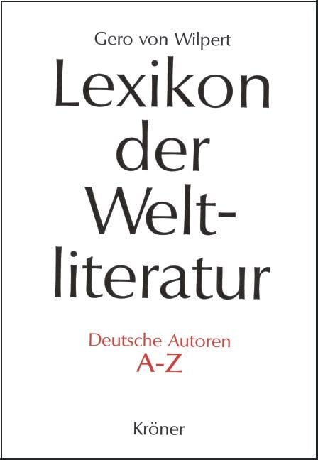 Produktbild: Lexikon der Weltliteratur - Deutsche Autoren