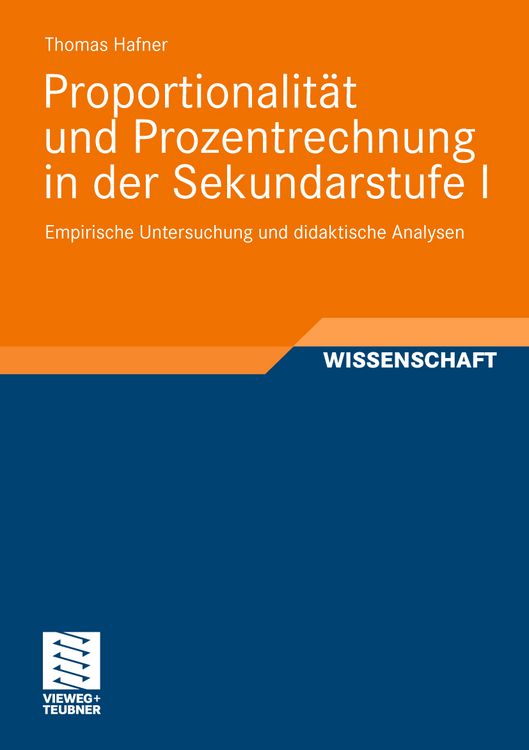 Produktbild: Proportionalit&auml;t und Prozentrechnung in der Sekundarstufe I