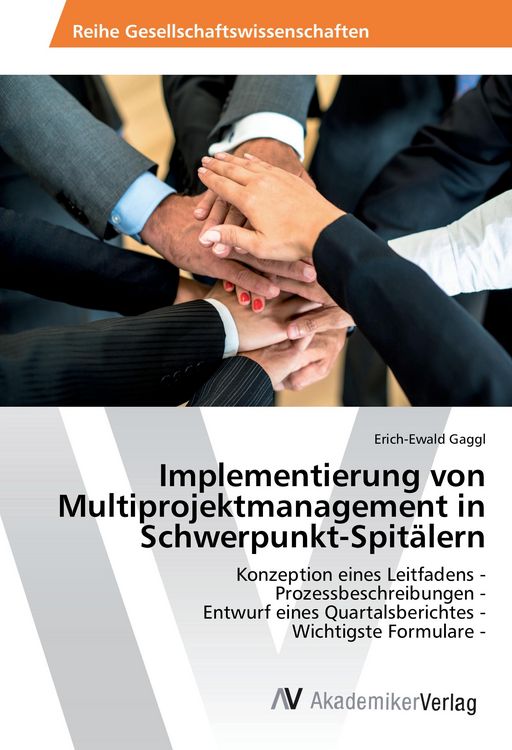 Produktbild: Implementierung von Multiprojektmanagement in Schwerpunkt-Spit&auml;lern