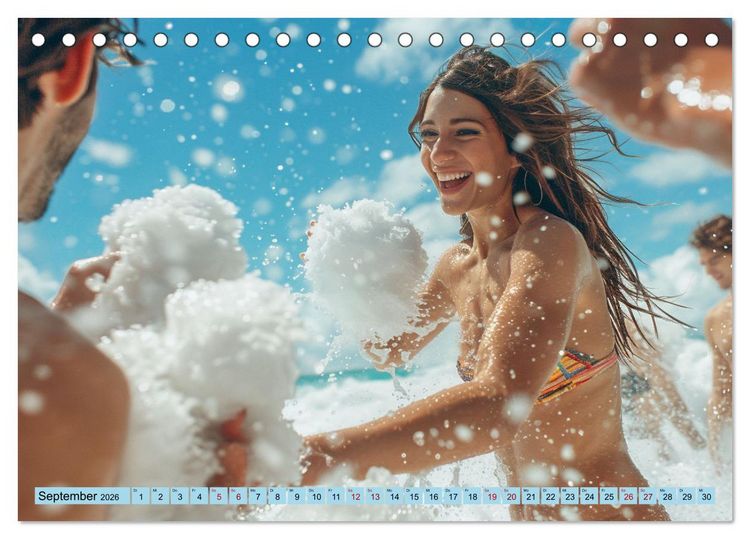 Produktbild: Eisbaden (Tischkalender 2026 DIN A5 quer), CALVENDO Monatskalender