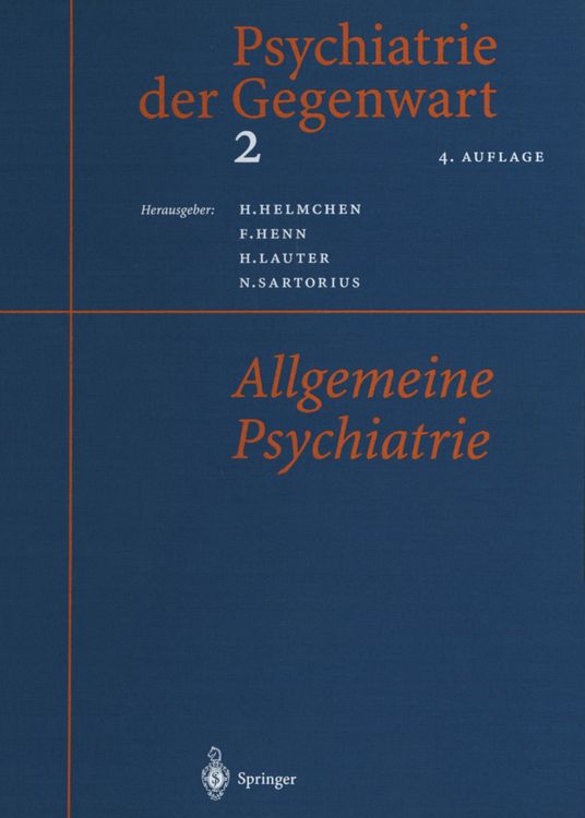 Produktbild: Psychiatrie der Gegenwart 2