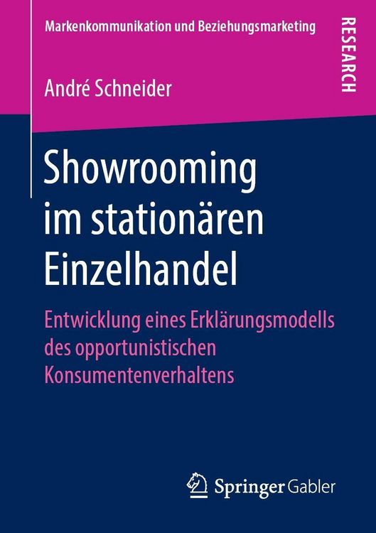 Produktbild: Showrooming im station&auml;ren Einzelhandel