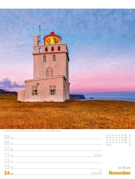 Produktbild: Island Wochenplaner Kalender 2027 | Die Insel aus Feuer und Eis