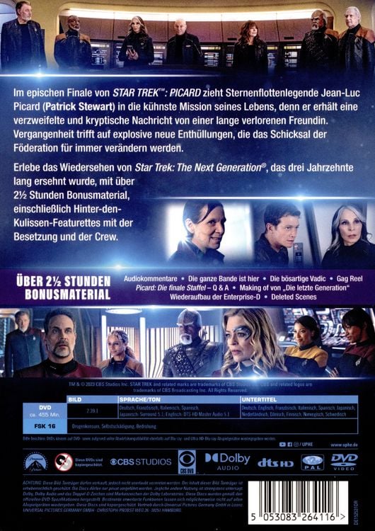 Produktbild: STAR TREK: Picard - Staffel 3 [6 DVDs]