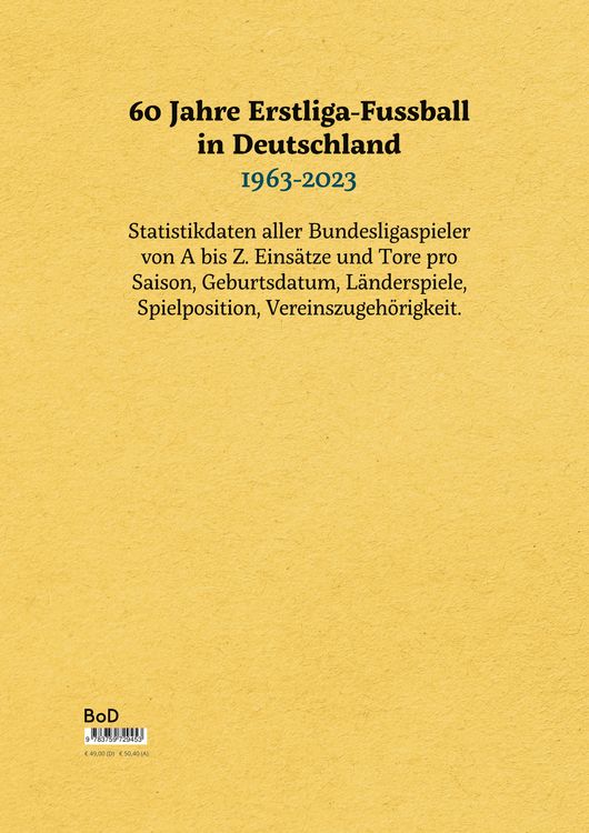Produktbild: 60 Jahre Erstliga-Fussball in Deutschland