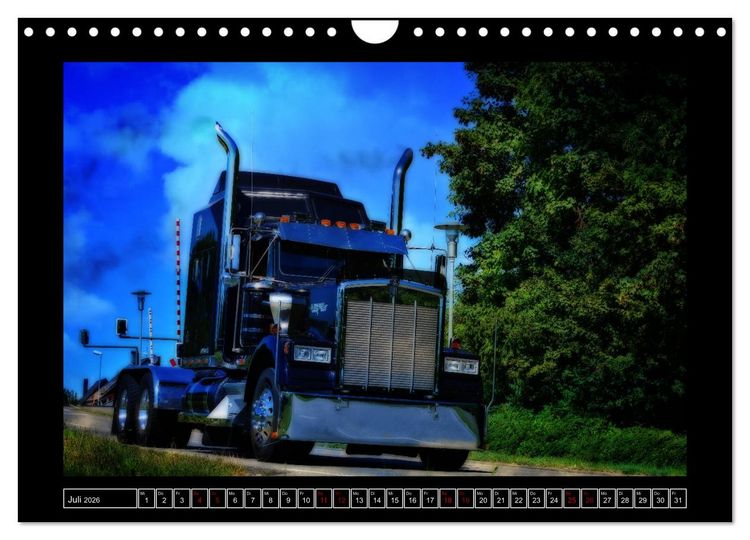 Produktbild: Kenworth W900 PHOTOART (Wandkalender 2026 DIN A4 quer), CALVENDO Monatskalender