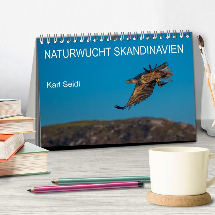 Produktbild: Naturwucht Skandinavien (Tischkalender 2026 DIN A5 quer), CALVENDO Monatskalender