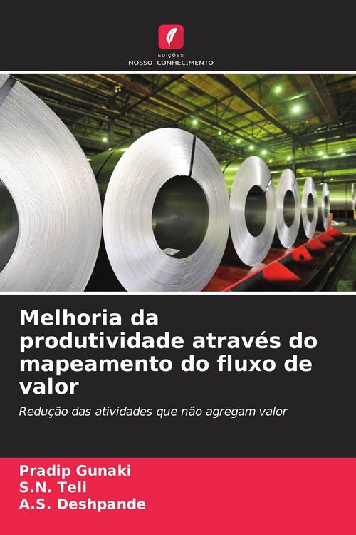 Produktbild: Melhoria da produtividade atrav&eacute;s do mapeamento do fluxo de valor