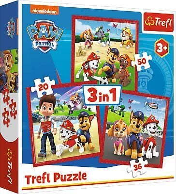 Produktbild: 3 in 1 Puzzle Paw Patrol