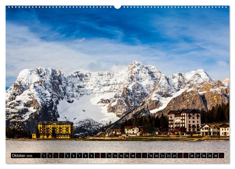 Produktbild: Berge. Alpenseen (Wandkalender 2026 DIN A2 quer), CALVENDO Monatskalender