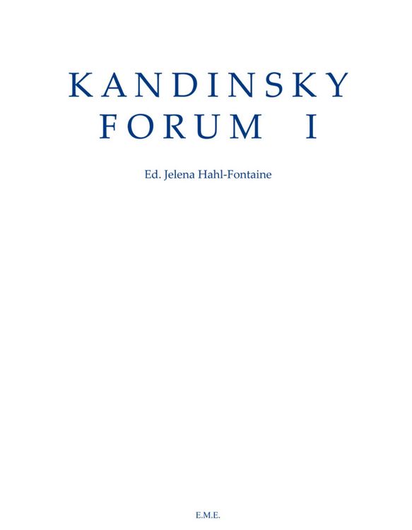Produktbild: Kandinsky Forum I