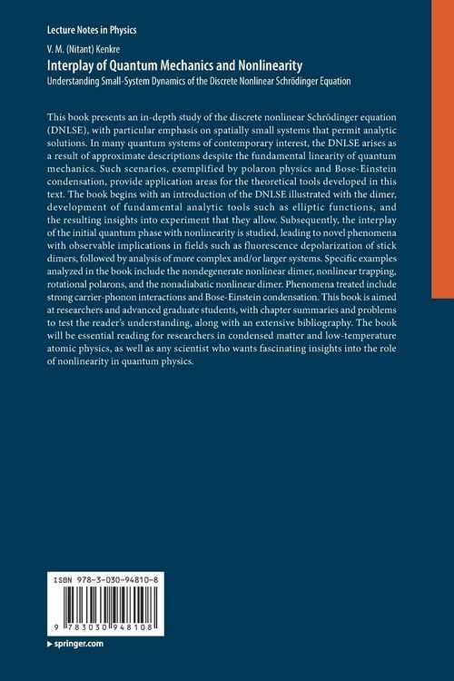 Produktbild: Interplay of Quantum Mechanics and Nonlinearity