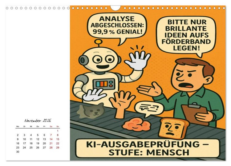 Produktbild: Job-Chaos total - voll Panne, voll verpeilt (Wandkalender 2026 DIN A3 quer), CALVENDO Monatskalender