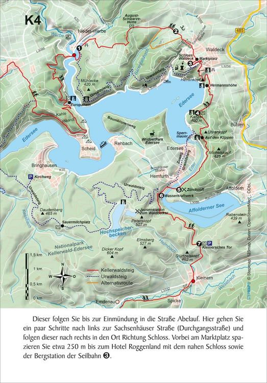 Produktbild: Kellerwaldsteig mit Urwaldsteig Edersee