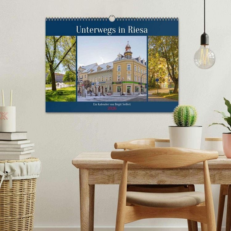 Produktbild: Unterwegs in Riesa (Wandkalender 2026 DIN A3 quer), CALVENDO Monatskalender