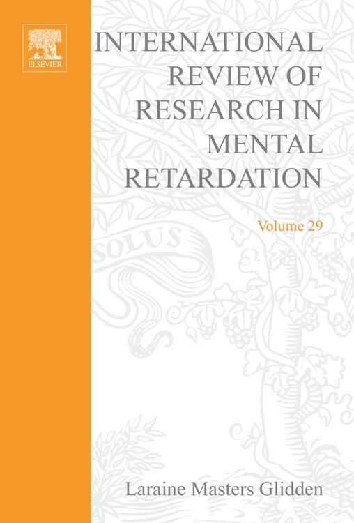 Produktbild: International Review of Research in Mental Retardation