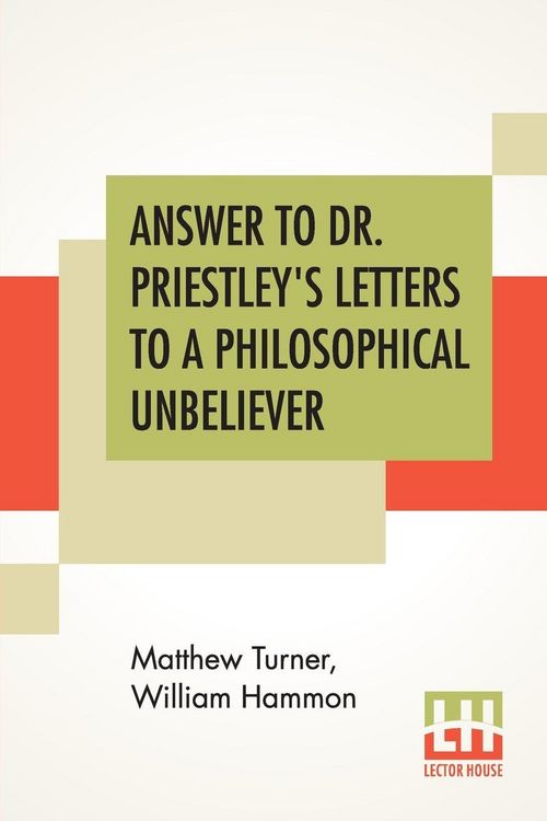 Produktbild: Answer To Dr. Priestley's Letters To A Philosophical Unbeliever