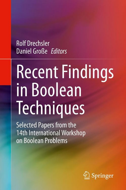 Produktbild: Recent Findings in Boolean Techniques