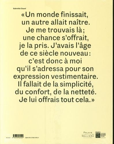 Produktbild: Gabrielle Chanel : manifeste de mode
