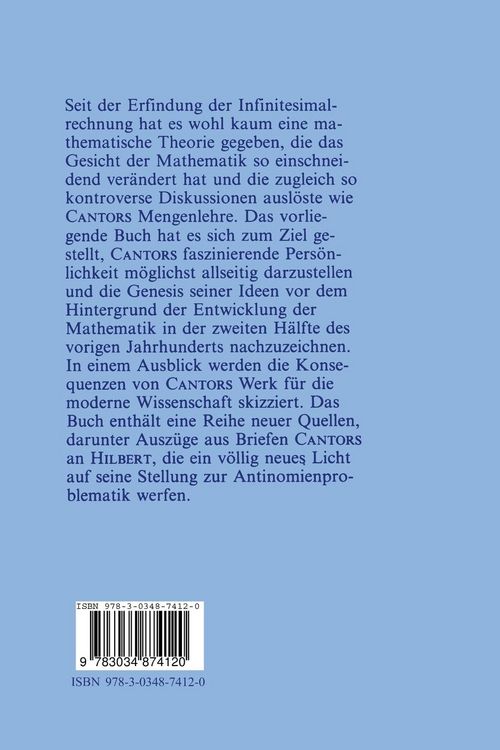 Produktbild: Georg Cantor 1845 &ndash; 1918