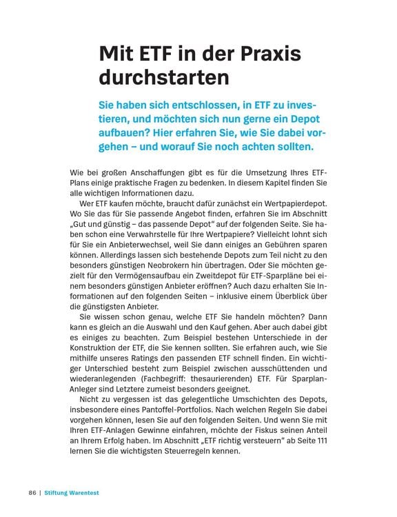 Produktbild: Anlegen mit ETF