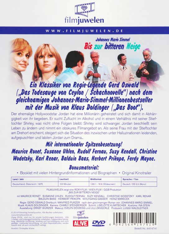 Produktbild: Bis zur bitteren Neige - Filmjuwelen